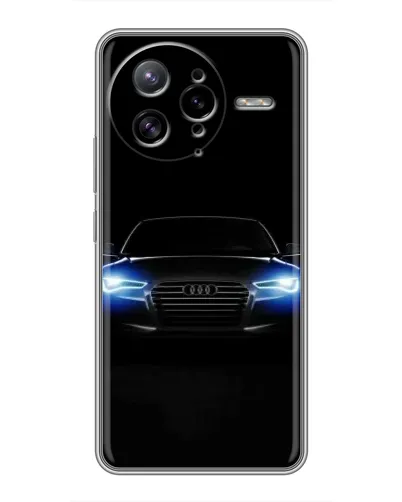 Чехол для Xiaomi POCO F7 Ultra с картинкой «Audi в неоне»