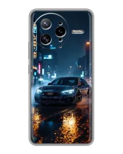 Чехол для Xiaomi POCO F7 Ultra с картинкой «Ночной город и Audi» Чехол для Xiaomi POCO F7 Ultra с картинкой «Ночной город и Audi»