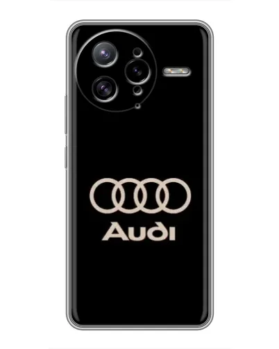 Чехол для Xiaomi POCO F7 Ultra с картинкой «Audi — золотой логотип»