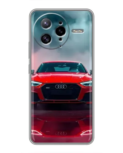 Чехол для Xiaomi POCO F7 Ultra с картинкой «Audi RS — красный стиль»