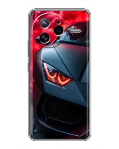 Чехол для Xiaomi POCO F7 Ultra с картинкой «Lamborghini красное сияние» Чехол для Xiaomi POCO F7 Ultra с картинкой «Lamborghini красное сияние»