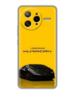 Чехол для Xiaomi POCO F7 Ultra с картинкой «Lamborghini Huracan черный»