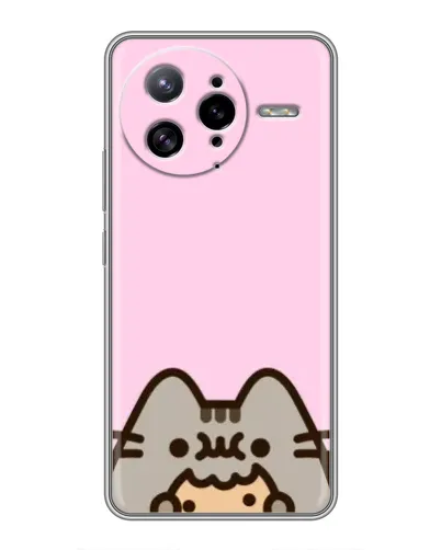 Чехол для Xiaomi POCO F7 Ultra с картинкой «Pusheen и печенье» Чехол для Xiaomi POCO F7 Ultra с картинкой «Pusheen и печенье»