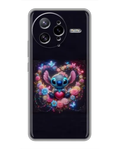 Чехол для Xiaomi POCO F7 Ultra с картинкой «Stitch в цветах» Чехол для Xiaomi POCO F7 Ultra с картинкой «Stitch в цветах»