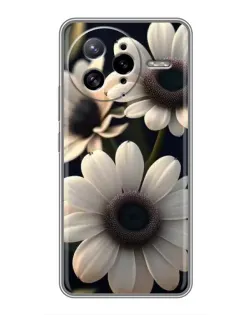 Чохол для Xiaomi POCO F7 Ultra з картинкою «Білі маргаритки макро»