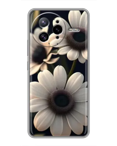 Чохол для Xiaomi POCO F7 Ultra з картинкою «Білі маргаритки макро»