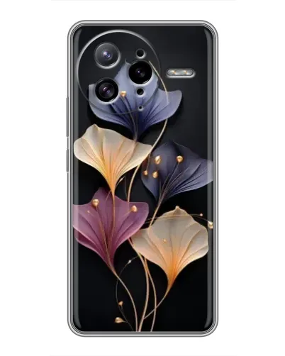 Чохол для Xiaomi POCO F7 Ultra з картинкою «Лілові квіти грації»
