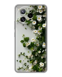 Чохол для Xiaomi POCO F7 Ultra з картинкою «Гілка дрібних білих квітів»