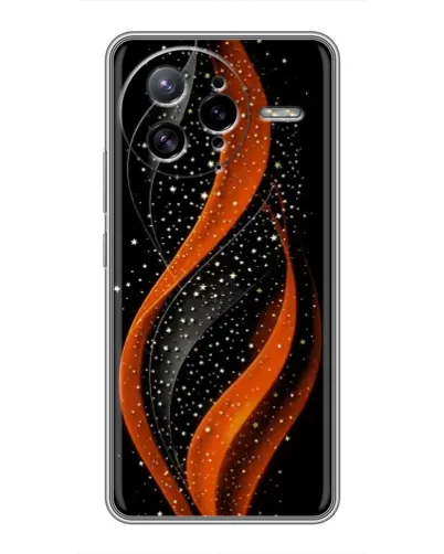 Чехол для Xiaomi POCO F7 Ultra с картинкой «Огненная звездная волна»