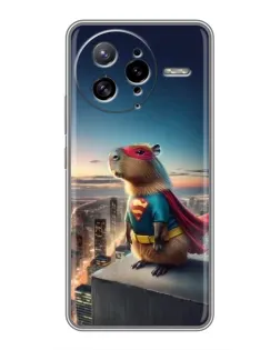 Чехол для Xiaomi POCO F7 Ultra с картинкой «Капи-мен супергерой»