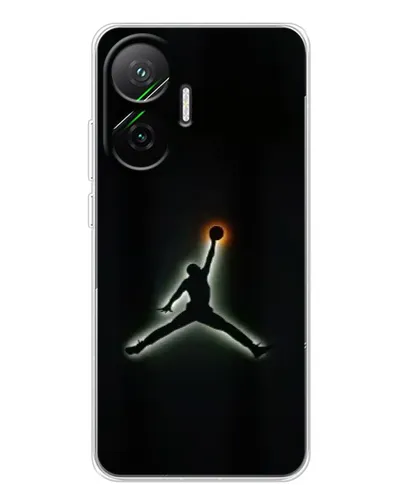 Чехол для Xiaomi POCO F7 с картинкой «Jordan Gradient Logo»