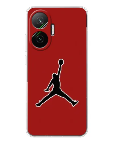 Чехол для Xiaomi POCO F7 с картинкой «Jordan Red Back»