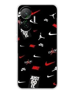 Чехол для Xiaomi POCO F7 с картинкой «Nike Mix Pattern»