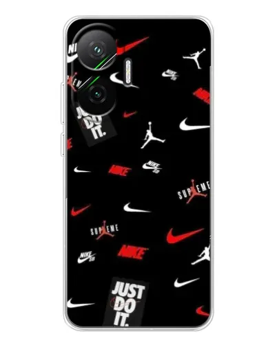 Чехол для Xiaomi POCO F7 с картинкой «Nike Mix Pattern»