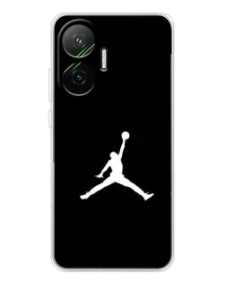 Чехол для Xiaomi POCO F7 с картинкой «Jordan Silhouette»