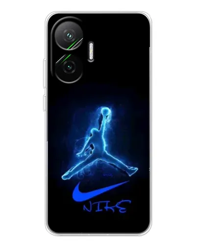 Чехол для Xiaomi POCO F7 с картинкой «Jordan Neon Blue»