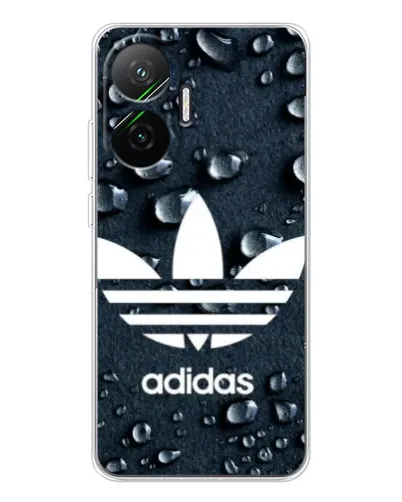 Чехол для Xiaomi POCO F7 с картинкой «Adidas Trefoil Blue» Чехол для Xiaomi POCO F7 с картинкой «Adidas Trefoil Blue»