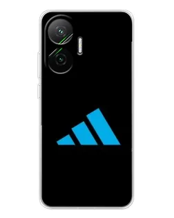 Чехол для Xiaomi POCO F7 с картинкой «Adidas Cyan Logo»