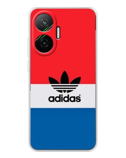Чехол для Xiaomi POCO F7 с картинкой «Ретро блоки Adidas» Чехол для Xiaomi POCO F7 с картинкой «Ретро блоки Adidas»