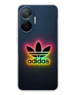 Чехол для Xiaomi POCO F7 с картинкой «Неоновый Adidas»