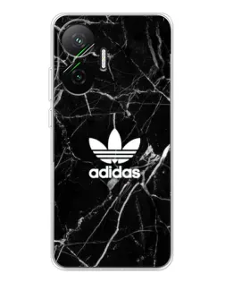 Чехол для Xiaomi POCO F7 с картинкой «Белый мрамор Adidas»