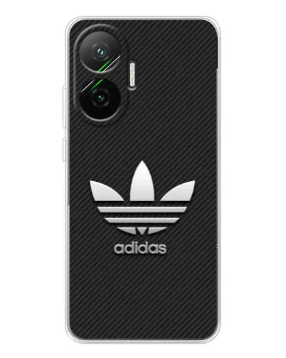 Чехол для Xiaomi POCO F7 с картинкой «Adidas Карбоновая текстура» Чехол для Xiaomi POCO F7 с картинкой «Adidas Карбоновая текстура»