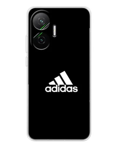 Чехол для Xiaomi POCO F7 с картинкой «Черная классика Adidas» Чехол для Xiaomi POCO F7 с картинкой «Черная классика Adidas»