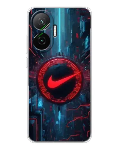 Чехол для Xiaomi POCO F7 с картинкой «Техногенный стиль Nike» Чехол для Xiaomi POCO F7 с картинкой «Техногенный стиль Nike»
