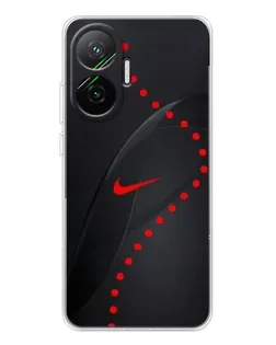 Чехол для Xiaomi POCO F7 с картинкой «Абстрактный дизайн Nike»