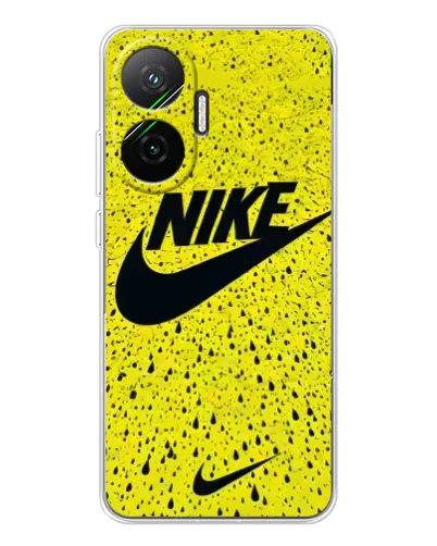 Чехол для Xiaomi POCO F7 с картинкой «Желтый текстурный Nike» Чехол для Xiaomi POCO F7 с картинкой «Желтый текстурный Nike»