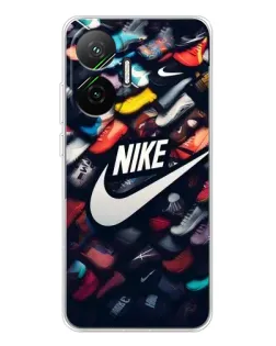 Чехол для Xiaomi POCO F7 с картинкой «Коллекция кроссовок Nike»