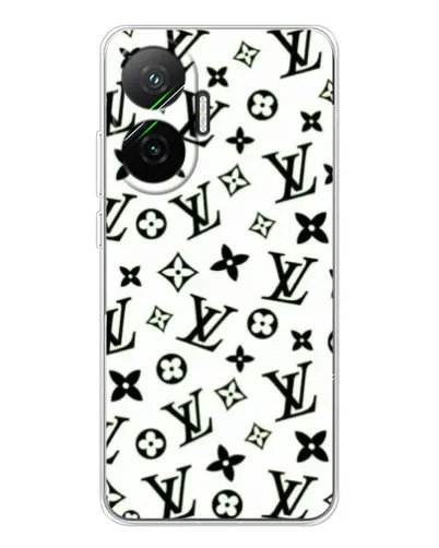 Чехол для Xiaomi POCO F7 с картинкой «Монохромный хаос LV» Чехол для Xiaomi POCO F7 с картинкой «Монохромный хаос LV»