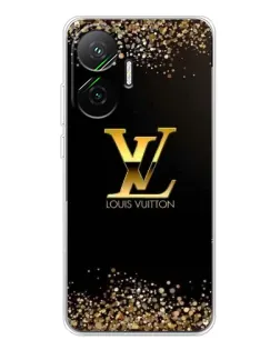 Чехол для Xiaomi POCO F7 с картинкой «LV — золотые искры»