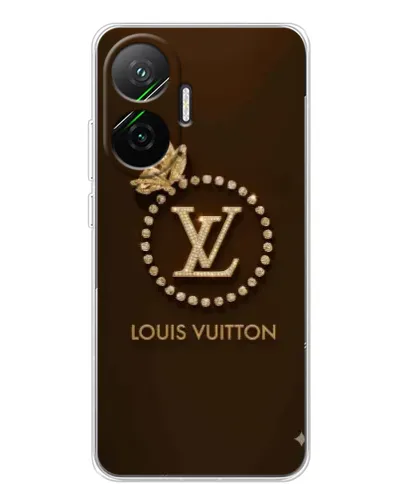 Чехол для Xiaomi POCO F7 с картинкой «LV — золотая печать» Чехол для Xiaomi POCO F7 с картинкой «LV — золотая печать»