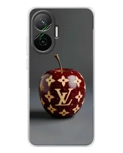 Чехол для Xiaomi POCO F7 с картинкой «Красное яблоко LV»