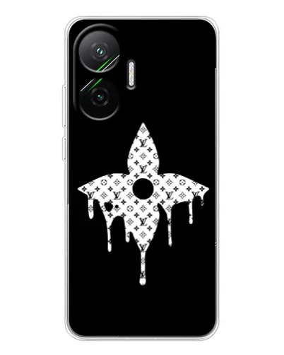 Чехол для Xiaomi POCO F7 с картинкой «Цветочная монограмма» Чехол для Xiaomi POCO F7 с картинкой «Цветочная монограмма»