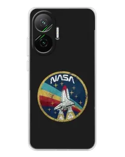 Чехол для Xiaomi POCO F7 с картинкой «NASA — эмблема миссии» Чехол для Xiaomi POCO F7 с картинкой «NASA — эмблема миссии»