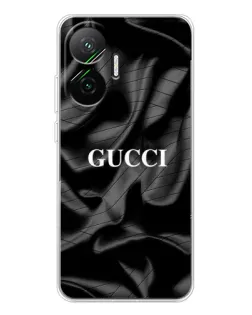Чохол для Xiaomi POCO F7 з картинкою «Gucci — шовкові хвилі»