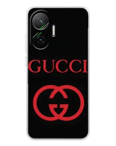 Чехол для Xiaomi POCO F7 с картинкой «Gucci — красный логотип» Чехол для Xiaomi POCO F7 с картинкой «Gucci — красный логотип»
