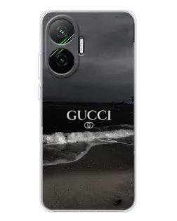 Чехол для Xiaomi POCO F7 с картинкой «Gucci — морской прибой»