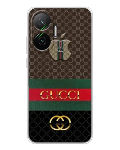 Чехол для Xiaomi POCO F7 с картинкой «Gucci — брендированный десерт» Чехол для Xiaomi POCO F7 с картинкой «Gucci — брендированный десерт»