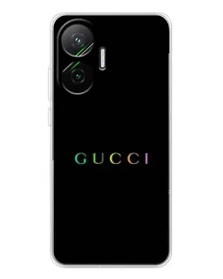 Чохол для Xiaomi POCO F7 з картинкою «Gucci — неоновий мінімалізм»