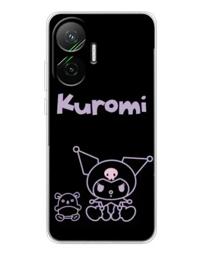 Чехол для Xiaomi POCO F7 с картинкой «Kuromi — черный минимализм» Чехол для Xiaomi POCO F7 с картинкой «Kuromi — черный минимализм»