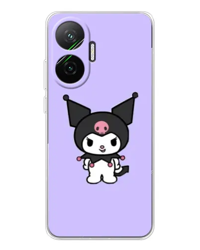 Чехол для Xiaomi POCO F7 с картинкой «Kuromi — нежный фиолетовый» Чехол для Xiaomi POCO F7 с картинкой «Kuromi — нежный фиолетовый»