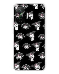 Чохол для Xiaomi POCO F7 з картинкою «Чорний паттерн Kuromi» Чохол для Xiaomi POCO F7 з картинкою «Чорний паттерн Kuromi»
