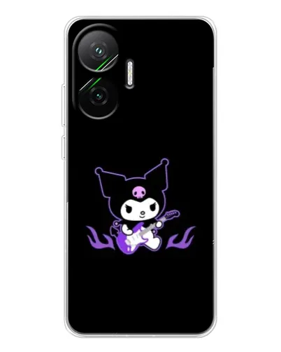 Чехол для Xiaomi POCO F7 с картинкой «Электрическая Kuromi» Чехол для Xiaomi POCO F7 с картинкой «Электрическая Kuromi»