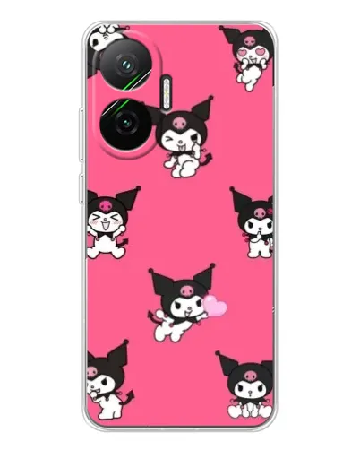 Чехол для Xiaomi POCO F7 с картинкой «Паттерн с Куроми» Чехол для Xiaomi POCO F7 с картинкой «Паттерн с Куроми»