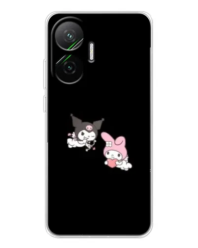 Чехол для Xiaomi POCO F7 с картинкой «My Melody и Kuromi» Чехол для Xiaomi POCO F7 с картинкой «My Melody и Kuromi»