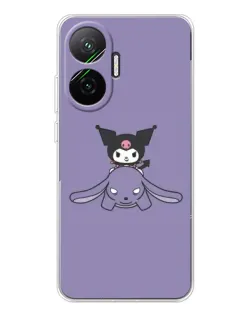 Чохол для Xiaomi POCO F7 з картинкою «Kuromi на ліловому фоні» Чохол для Xiaomi POCO F7 з картинкою «Kuromi на ліловому фоні»