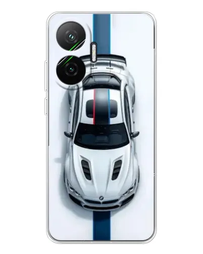 Чехол для Xiaomi POCO F7 с картинкой «Вид сверху — BMW M» Чехол для Xiaomi POCO F7 с картинкой «Вид сверху — BMW M»
